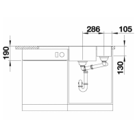 Кухонна мийка Blanco AXIA III 6S-F (527047) ніжний білий