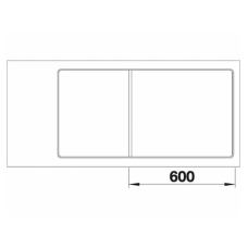 Кухонна мийка Blanco AXIA III 6S-F (527048) ніжний білий