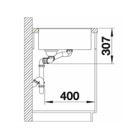Кухонна мийка Blanco AXIA III 6S-F (527048) ніжний білий