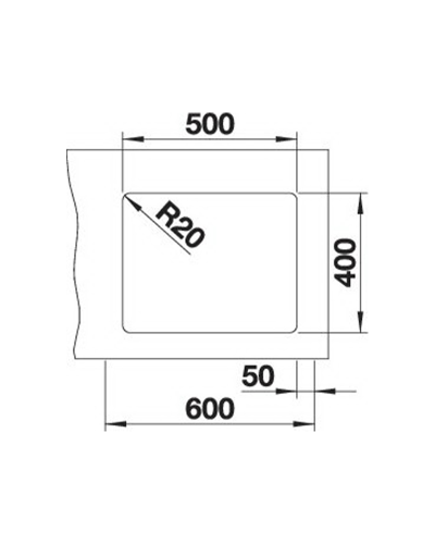 Кухонна мийка Blanco ETAGON 500-U (527075) ніжний білий