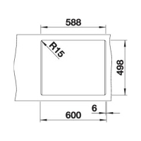 Кухонна мийка Blanco ETAGON 6 (527076) ніжний білий