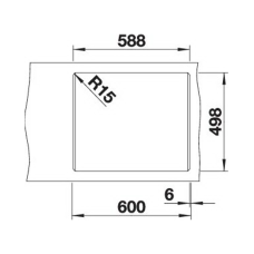 Кухонна мийка Blanco ETAGON 6 (527076) ніжний білий