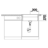 Кухонна мийка Blanco ETAGON 6 (527076) ніжний білий