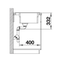 Кухонна мийка Blanco ETAGON 6 (527076) ніжний білий