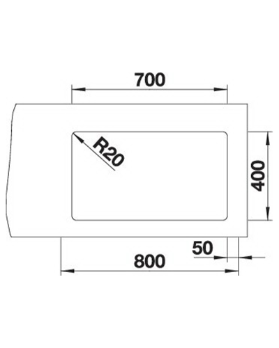 Кухонна мийка Blanco ETAGON 700-U (527078) ніжний білий