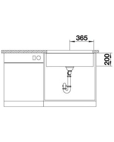 Кухонна мийка Blanco ETAGON 700-U (527078) ніжний білий