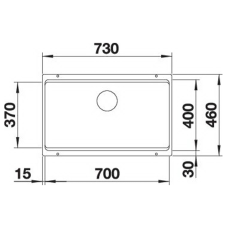 Кухонна мийка Blanco ETAGON 700-U (527078) ніжний білий