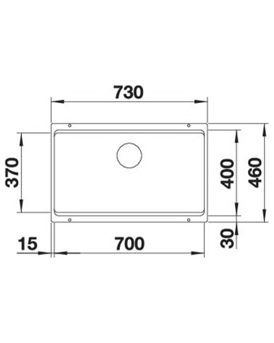 Кухонна мийка Blanco ETAGON 700-U (527078) ніжний білий