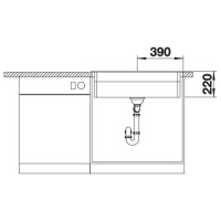 Кухонна мийка Blanco ETAGON 8 (527079) ніжний білий
