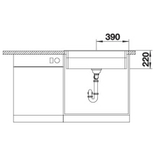 Кухонна мийка Blanco ETAGON 8 (527079) ніжний білий