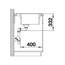 Кухонна мийка Blanco ETAGON 8 (527079) ніжний білий