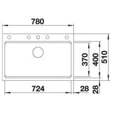 Кухонна мийка Blanco ETAGON 8 (527079) ніжний білий