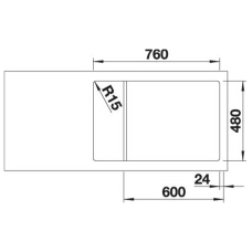 Кухонна мийка Blanco LEGRA 6S Compact (527087) ніжний білий