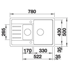 Кухонна мийка Blanco LEGRA 6S Compact (527087) ніжний білий