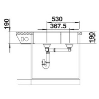 Кухонна мийка Blanco LEGRA 8 (527089) ніжний білий