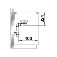 Кухонна мийка Blanco LEGRA 8 (527089) ніжний білий