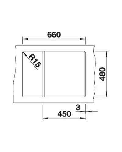 Кухонна мийка Blanco METRA 45S Compact (527102) ніжний білий