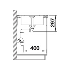 Кухонна мийка Blanco METRA 45S Compact (527102) ніжний білий