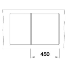 Кухонна мийка Blanco METRA 45 S-F (527107) ніжний білий