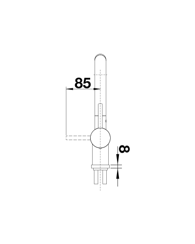 Кухонний змішувач Blanco LINUS-S (526684) золотий сатин