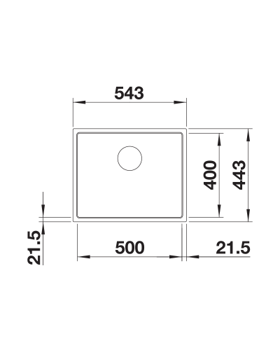 Кухонна мийка Blanco SUBLINE 500-IF SteelFrame (525998) чорний / нержавіюча сталь