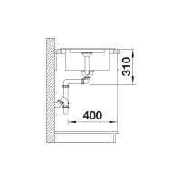Кухонна мийка Blanco ADIRA 45 S (527592) кава