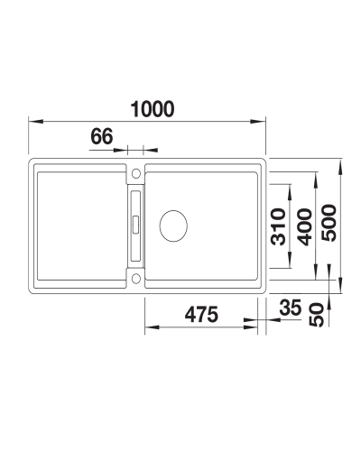 Кухонна мийка Blanco ADIRA XL 6 S (527617)