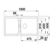 Кухонна мийка Blanco ADIRA XL 6 S (527618) антрацит