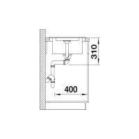Кухонна мийка Blanco ADIRA XL 6 S (527618) антрацит