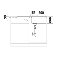 Кухонна мийка Blanco ADIRA XL 6 S (527621) білий