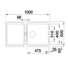 Кухонна мийка Blanco ADIRA XL 6 S (527624) кава