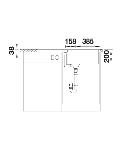 Кухонна мийка Blanco ADIRA XL 6 SF (527625)