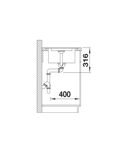 Кухонна мийка Blanco ADIRA XL 6 SF (527625)