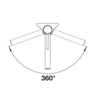 Кухонний змішувач Blanco ALTA II PVD steel (527529)