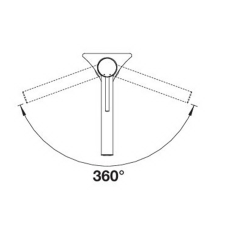 Кухонний змішувач Blanco ALTA II (527531) антрацит