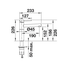 Кухонний змішувач Blanco ALTA II (527531) антрацит