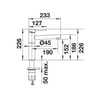 Кухонний змішувач Blanco ALTA II satin gold (527539)