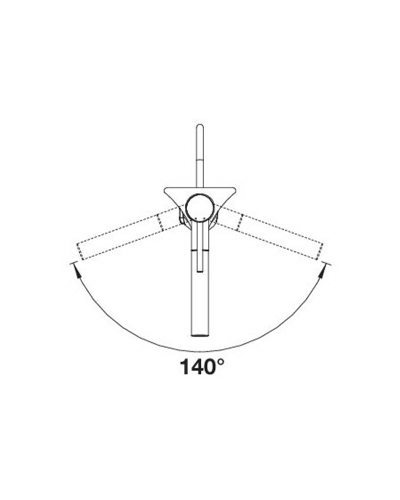 Кухонний змішувач Blanco ALTA-S II PVD steel (527544)