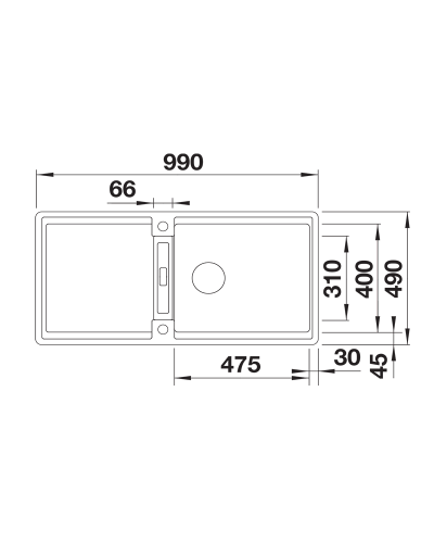 Кухонна мийка Blanco ADIRA XL 6 SF (527632)