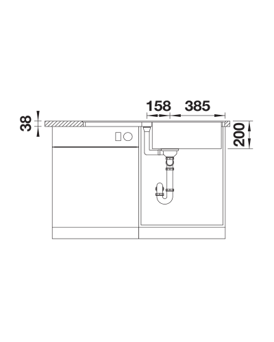 Кухонна мийка Blanco ADIRA XL 6 SF (527632)