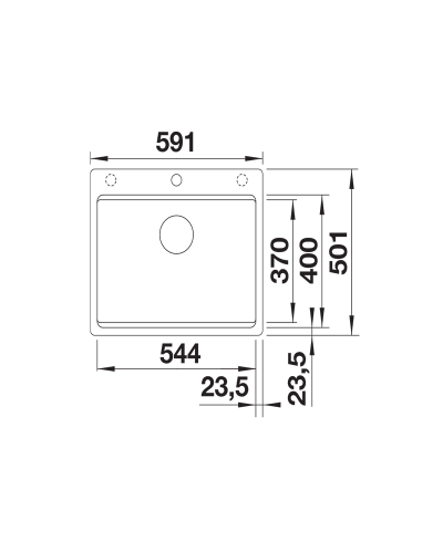 Кухонна мийка Blanco ETAGON 6-F (527682)