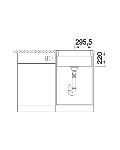 Кухонна мийка Blanco ETAGON 6-F (527682)