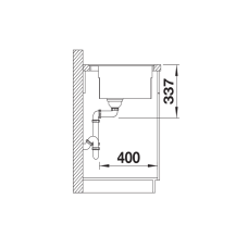 Кухонна мийка Blanco ETAGON 6-F (527685) вулканічний сірий