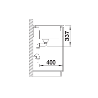 Кухонна мийка Blanco ETAGON 6-F (527689) ніжний білий