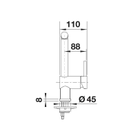 Кухонний змішувач Blanco LINUS satin platinum 527698