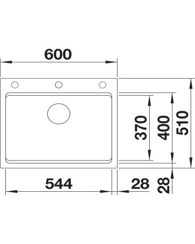 Кухонна мийка Blanco ETAGON 6 (527746)