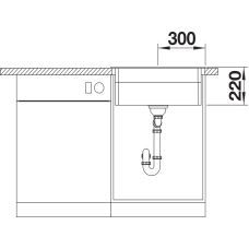 Кухонна мийка Blanco ETAGON 6 (527746) чорний