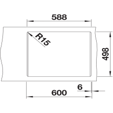 Кухонна мийка Blanco ETAGON 6 (527747) вулканічний сірий