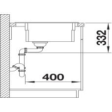 Кухонна мийка Blanco ETAGON 6 (527747) вулканічний сірий