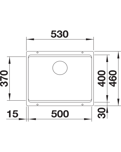 Кухонна мийка Blanco ETAGON 500-U (527754)